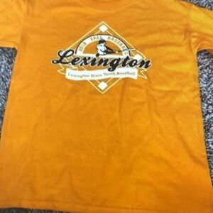 2018 lexington Dixie Youth baseball t shirt size large Short Sleeve Cotton